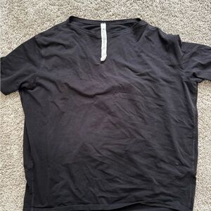 lululemon athletica Black Short Sleeve Crew Tee